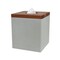 Boutique Tissue Box Cover | Marble Square Facial Tissue Box Holder for Bathroom Vanity Countertops | Stone Finish
